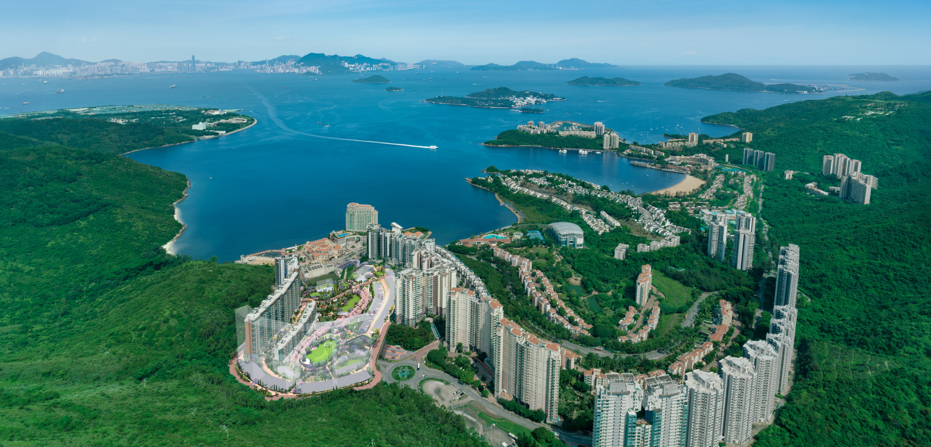 意濤山景全景