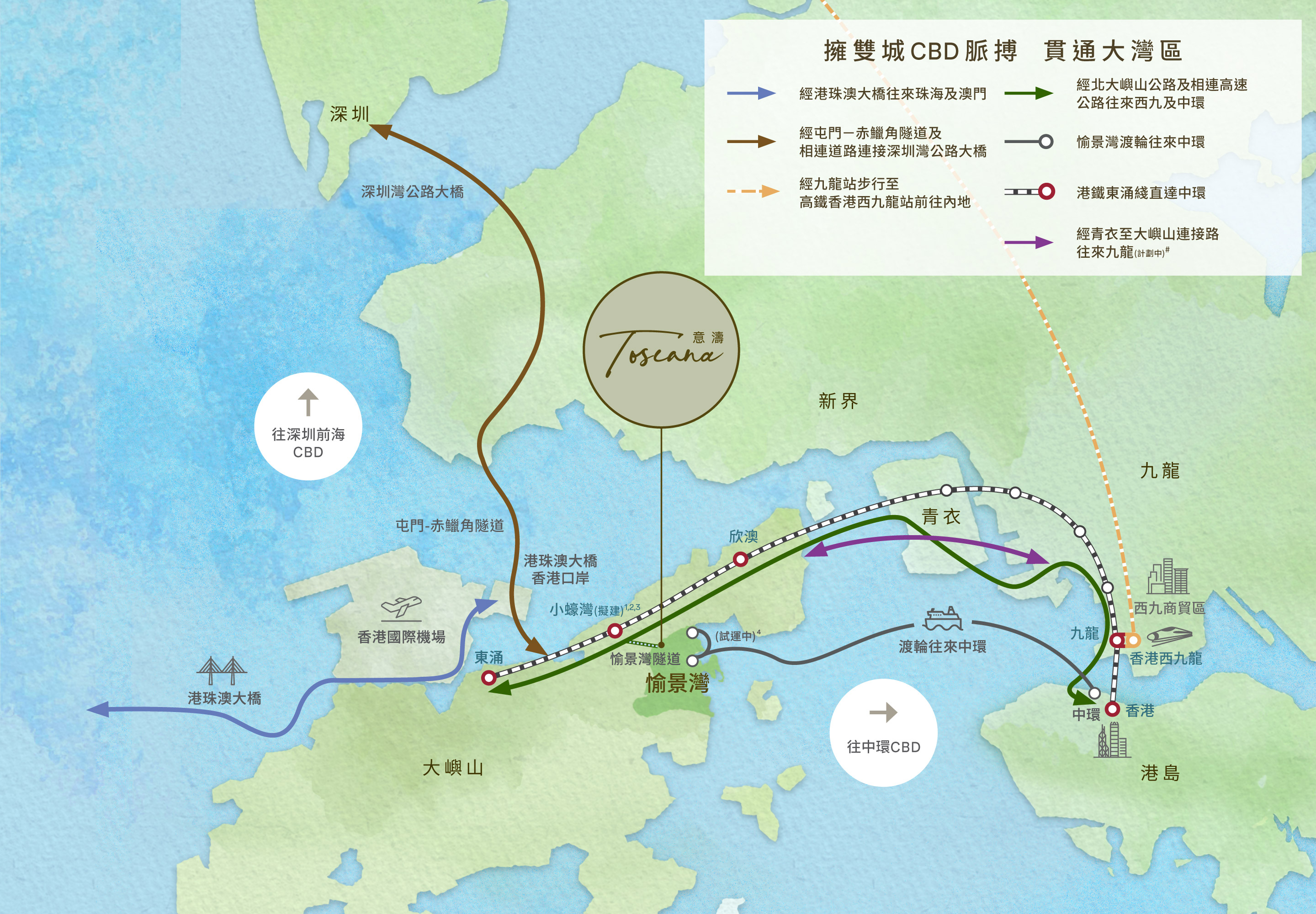 意濤交通圖